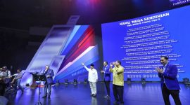 Partai Demokrat resmi mendukung Prabowo Subianto untuk Pemilihan Presiden 2024. (Dok. Tim Media Prabowo Subianto)