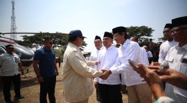 Calon Wakil Presiden, Pabowo Subianto Besilaturahmi ke para kiai pondok pesantren (ponpes) Sunan Drajat di Lamongan. (Dok. Tim Media Prabowo Subianto)
