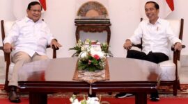 Presiden Prabowo Subianto dan mantan Presiden Jokowi. (Dok. Presidenri.go.id)

