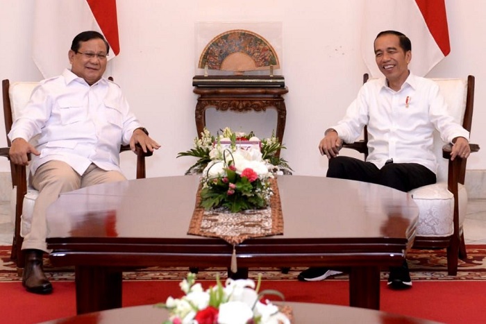Presiden Prabowo Subianto dan mantan Presiden Jokowi. (Dok. Presidenri.go.id)

